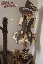 Witch and Paradise - Short Sleeves Ruffle Bowknot Sweet Japanese Halloween Lolita Dress Vest Set - image 16