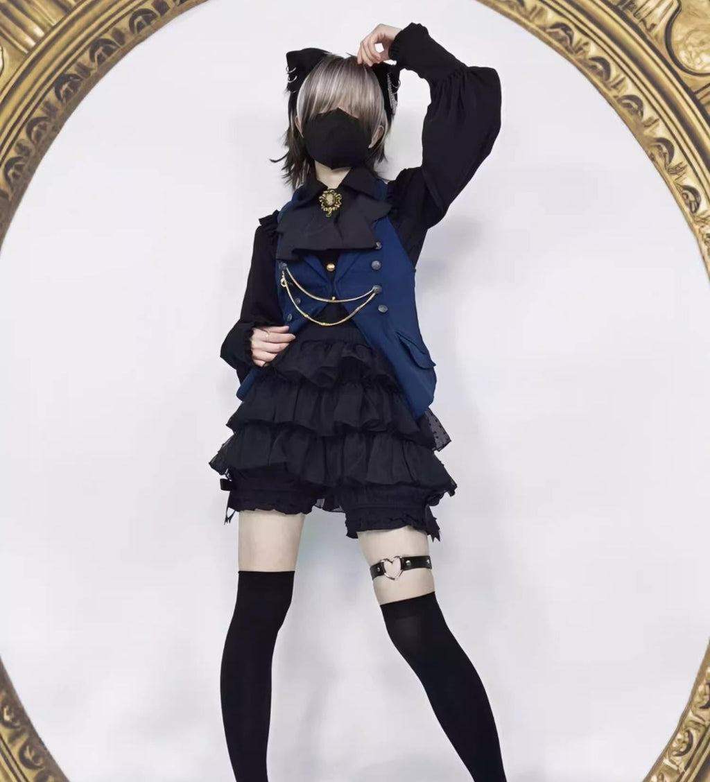 Daily Lolita Bloomers, Lace Cake Shorts for Summer Wear - image 9