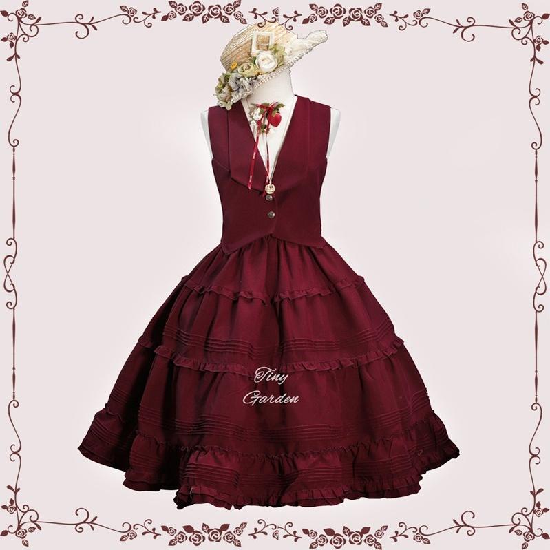 Old Love Songs - Lolita Elegant Vintage SK and Waistcoat - image 5
