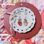 Sweet Lolita Strawberry Charlotte Necklace - image 7