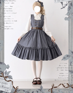 Little Manor - Classical Lolita JSK Dress & Long Sleeve Blouse - image 3