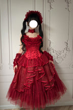 The Summer Waves Sparkle - Classic Lolita Top & Skirt Set - image 11