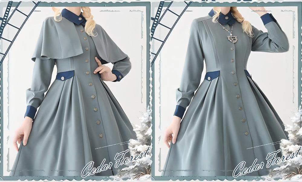 Classic Lolita Dress Forest Wardrobe Elegant Lolita Coat - image 4