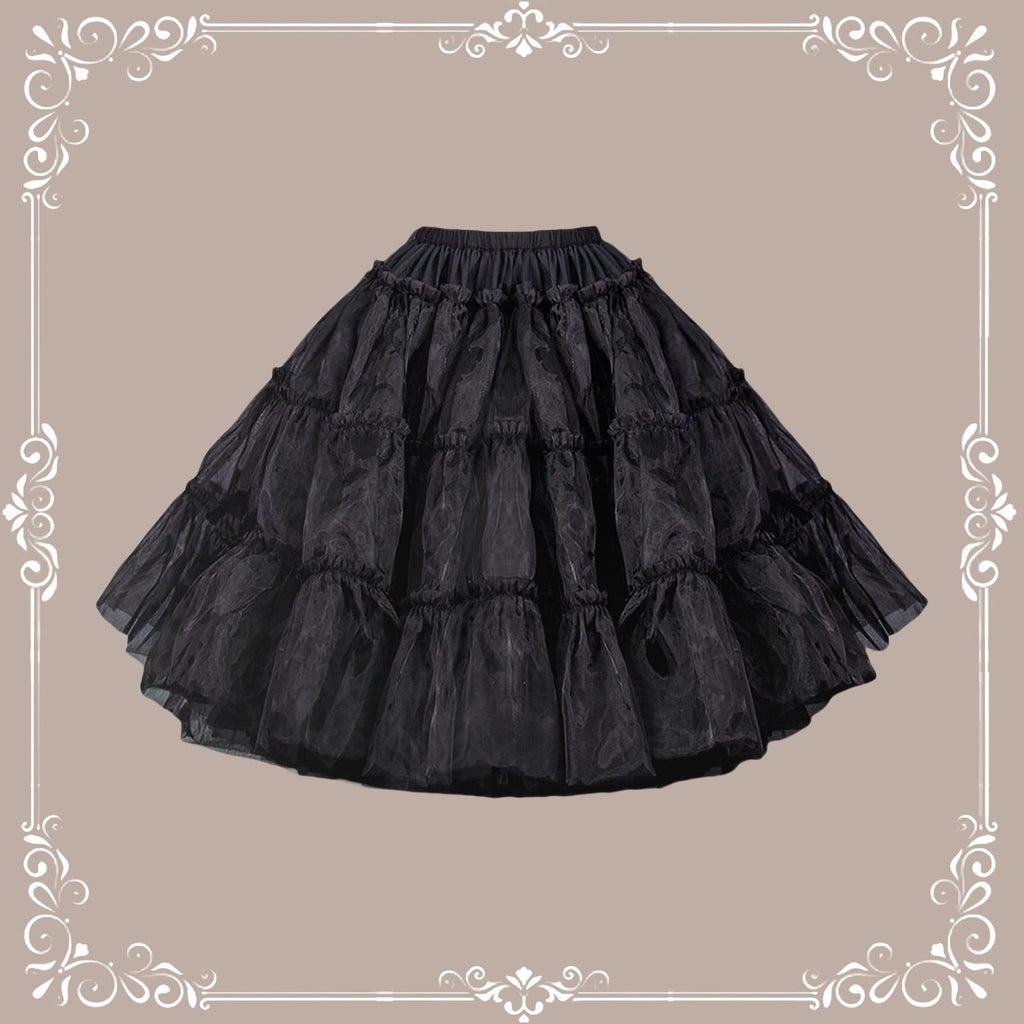 A-line Extreme Fluffy Petiicoat, 23.6" (60 cm), Cotton Lining - image 11