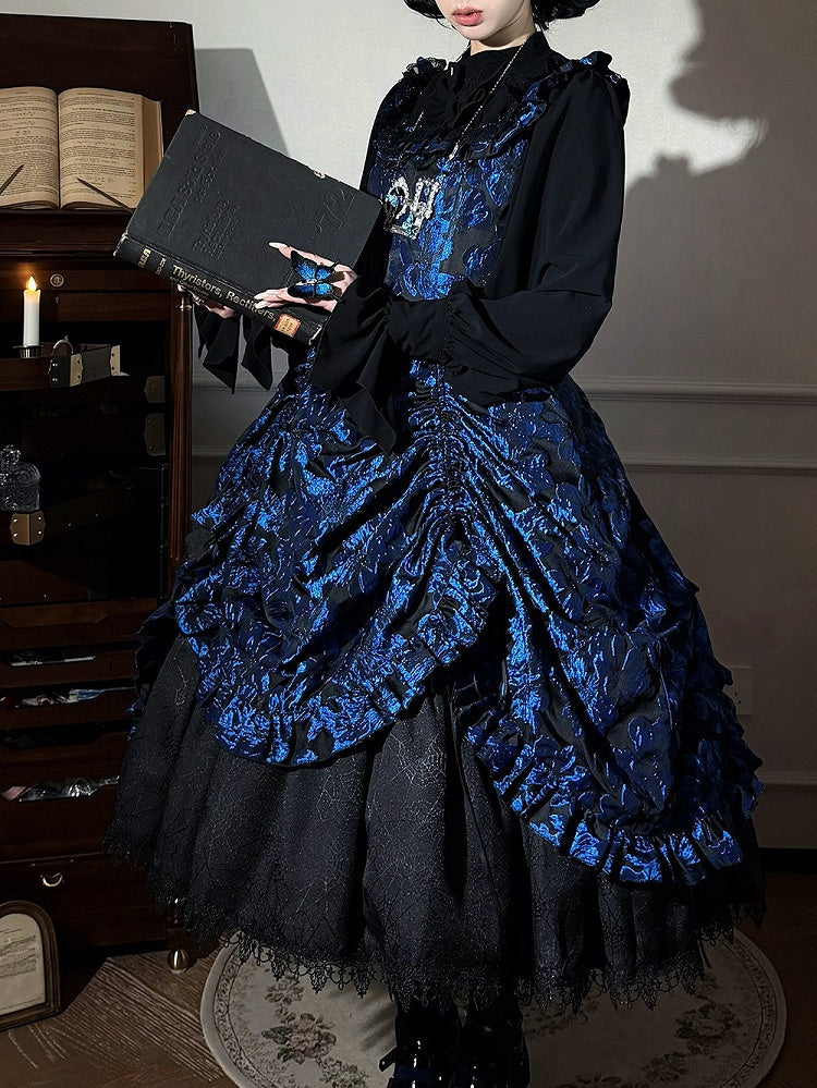 Bowknot Jabot Shirt for Gothic Lolita - Miss Point - image 5