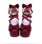 Sweet Lolita Heels Shoes Princess Tea Party Low Cut Shoes - image 13
