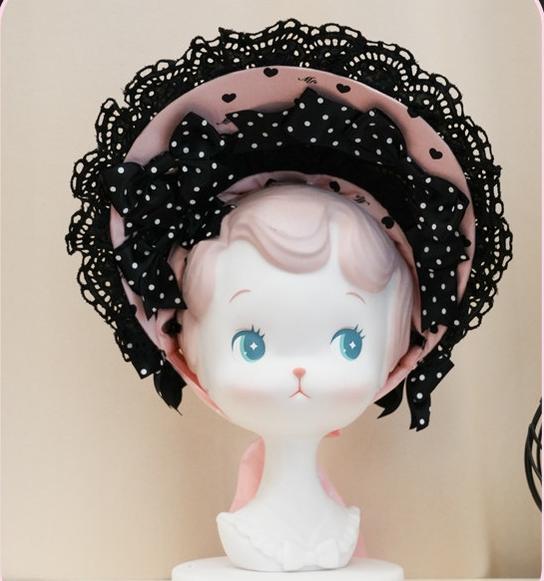 Maiden's Heart Knot - Old School Lolita BNT, Hairband, Cuffs and Hairclip Collection - image 1