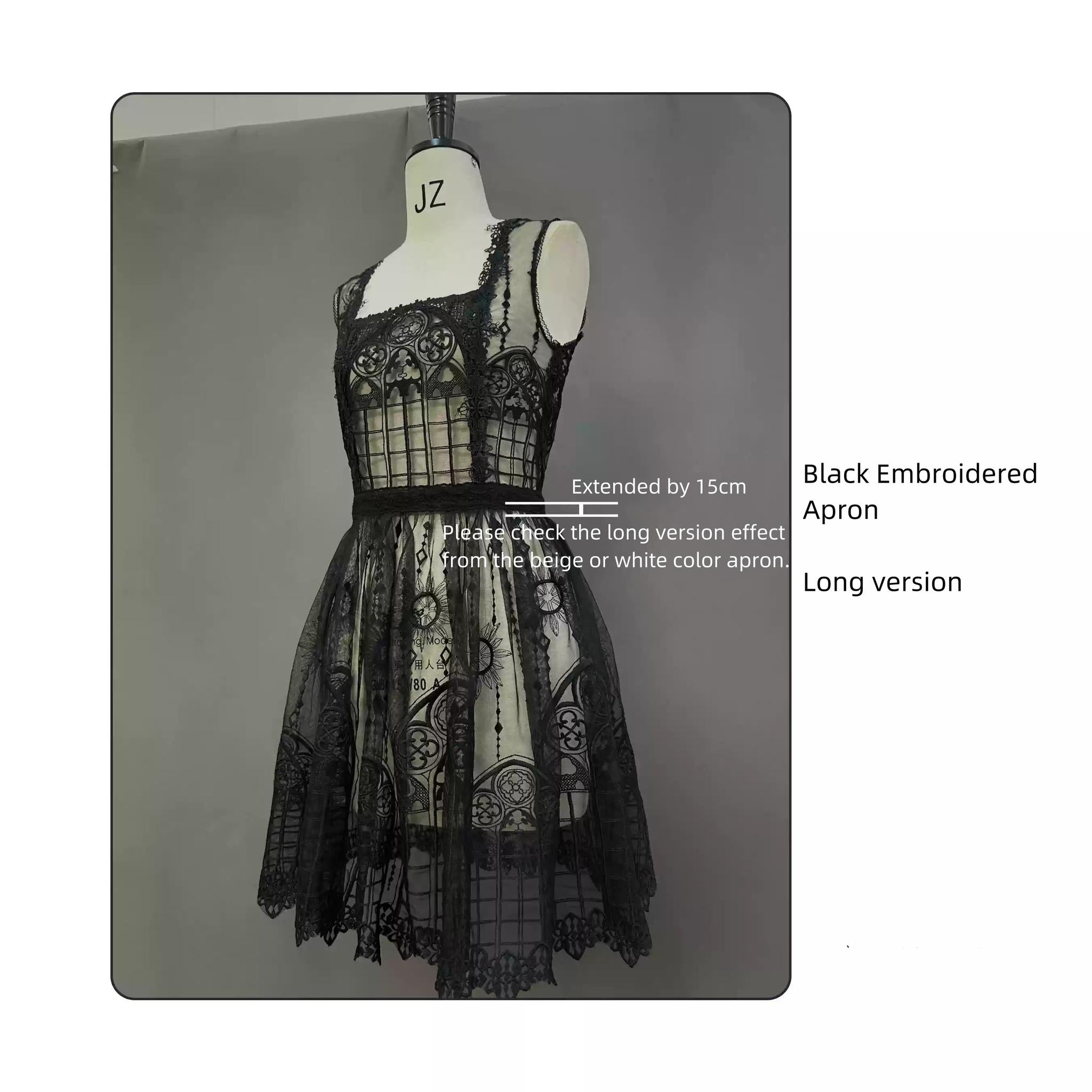 Night Traveler - Classic Gothic Lolita Dress with Stained Glass Window Print - image 63