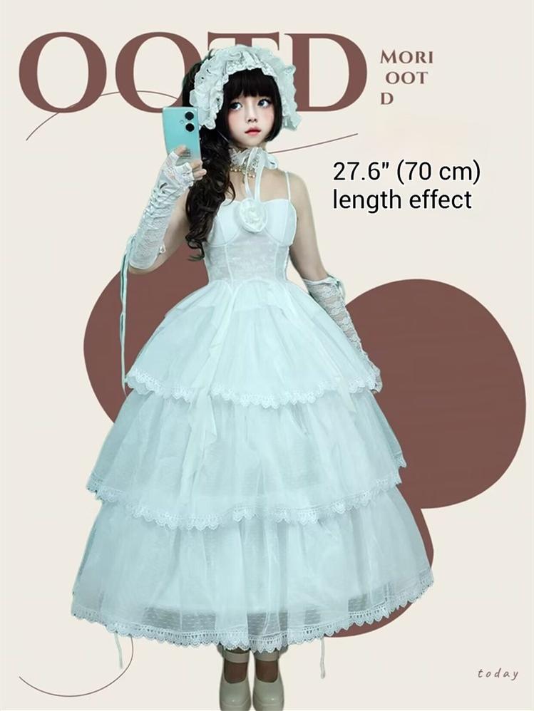 Adjustable Wedding Lolita Hoop Petticoat, 27.6" (70 CM) - image 9