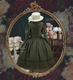 The Black Forest - Classic Lolita Stand Collar Dress OP - image 17