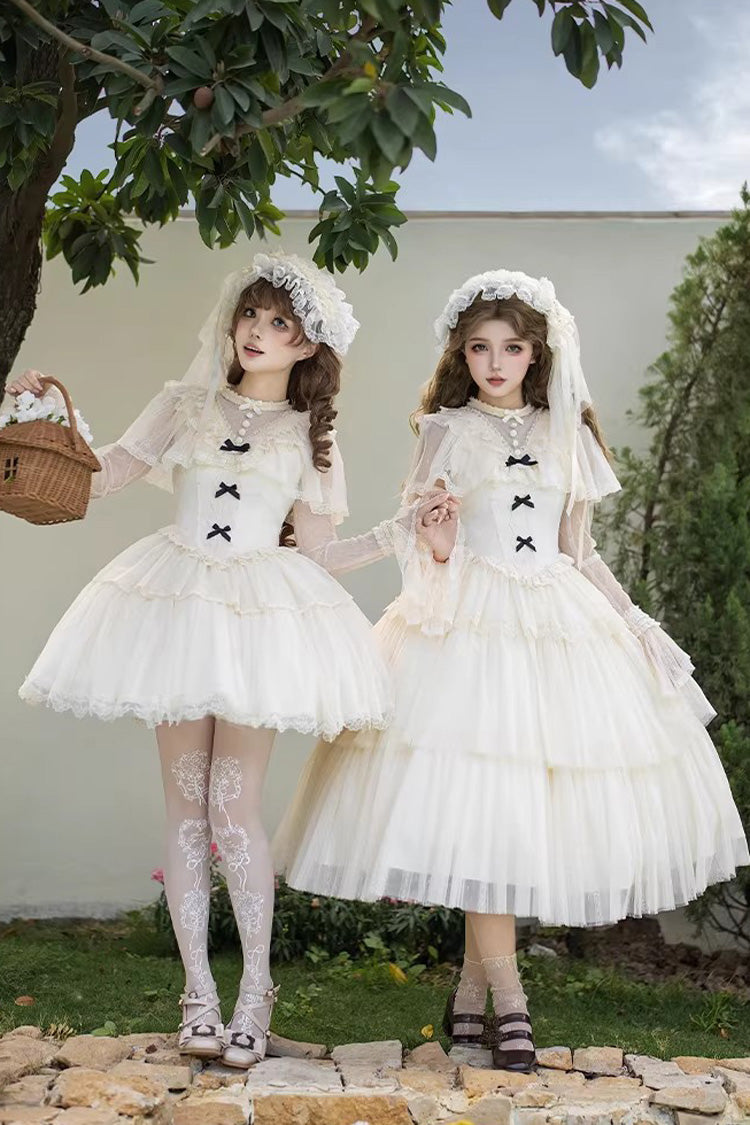 The Oath of White Mist - Sweet Lolita Dress, Short and Long Versions - image 2