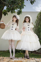 The Oath of White Mist - Sweet Lolita Dress, Short and Long Versions - image 2