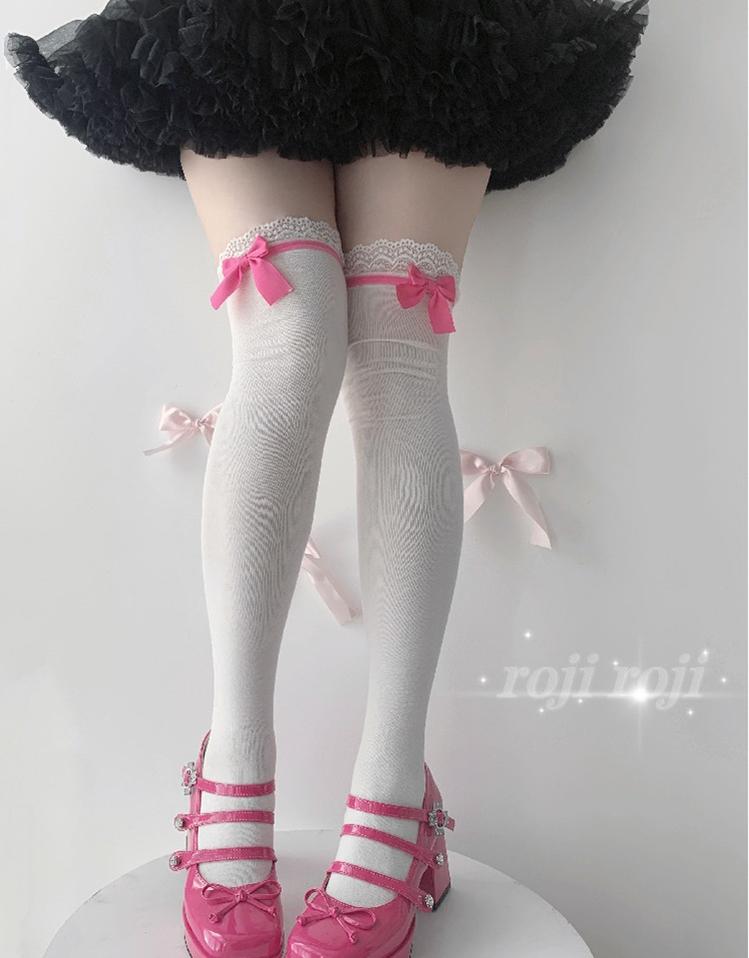 Spring Lolita Mid-Calf Socks and Over-Knee Stockings - image 2