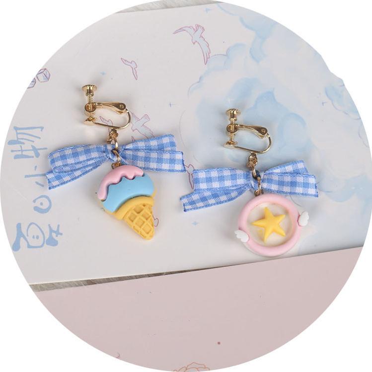 Pink and Blue Sweet Lolita Bow Headwear - image 31