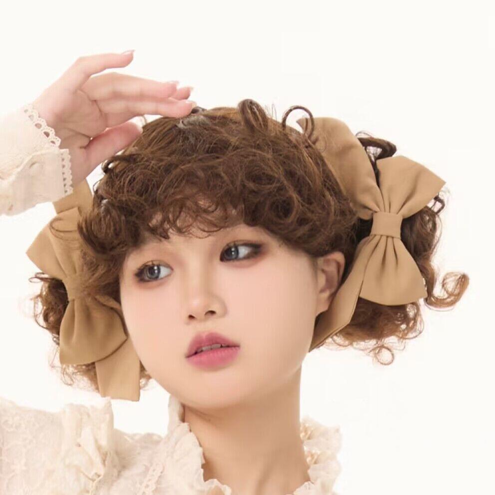 Worthy Girl - Lolita Bow Clip and Black Top Hat - image 8