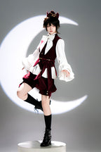 Red Rabbit Hunt Sweet Prince Ouji Lolita Vest - image 8