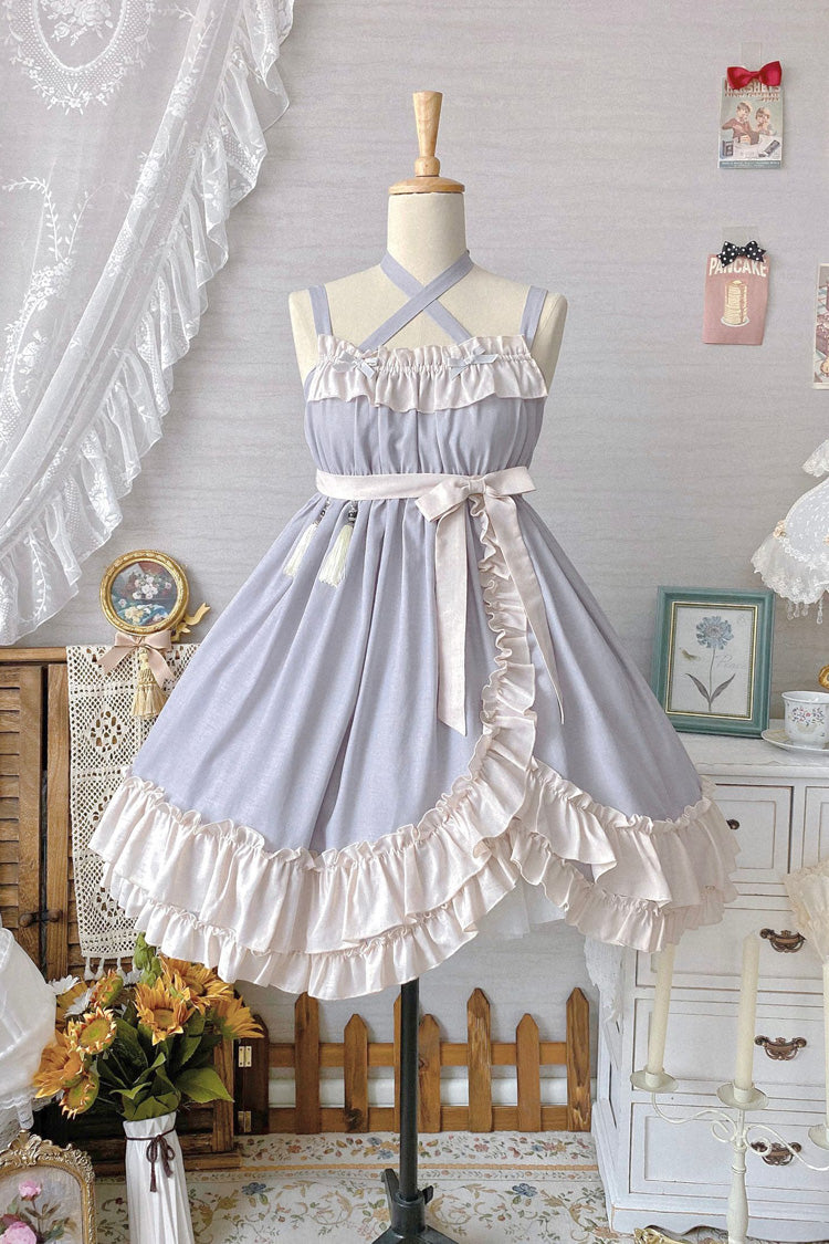 Monet Estate Sweet Lolita JSK Dress in Grey - image 3