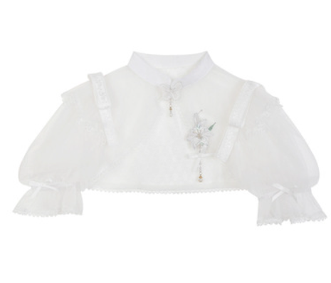 Wind Singing Lily - Qi Lolita Embroidered Dress Suit - image 17