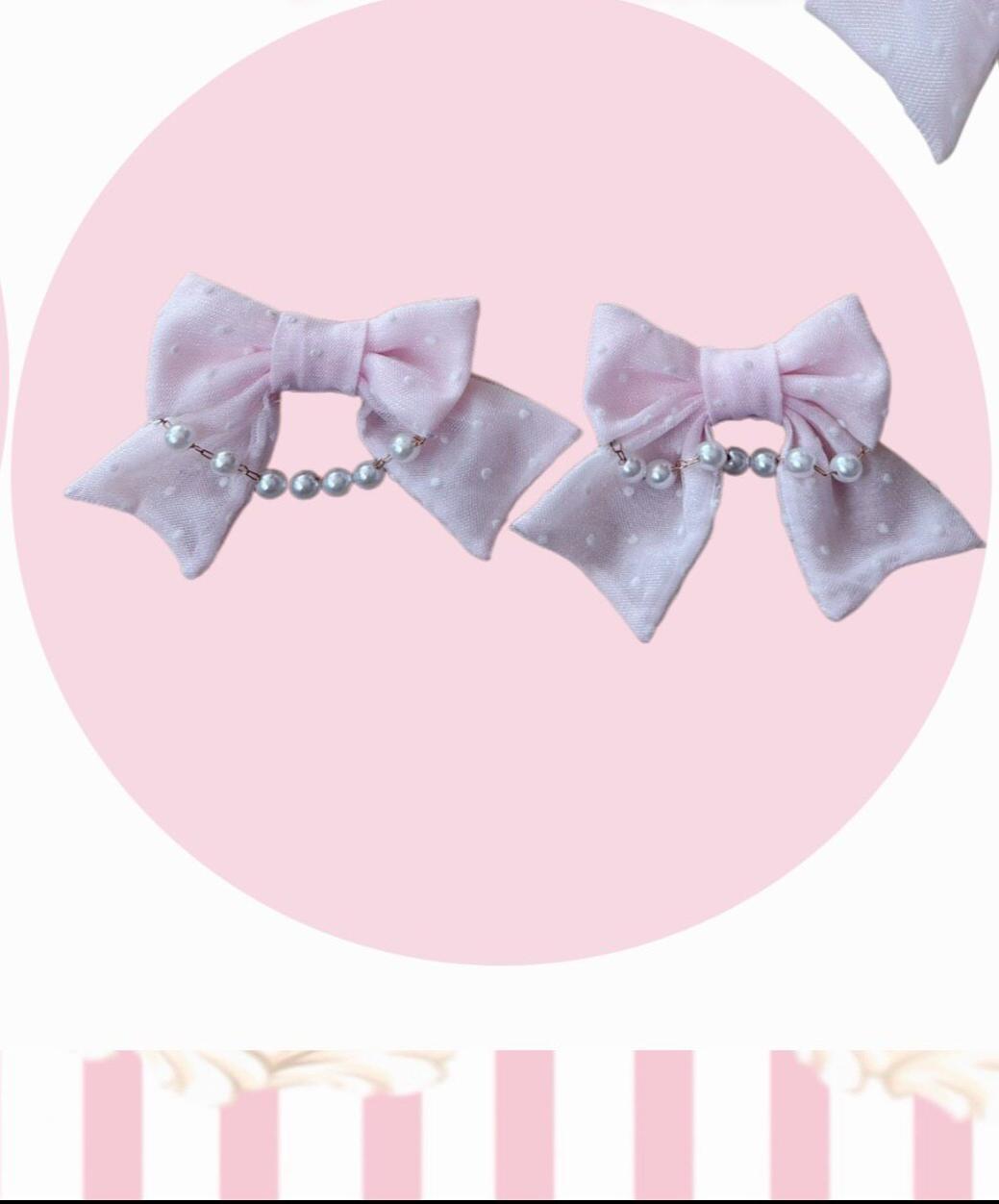 Petal Pastry Chef - Old School Lolita OP Dress with Back Rabbit Ear and Accessories - image 12