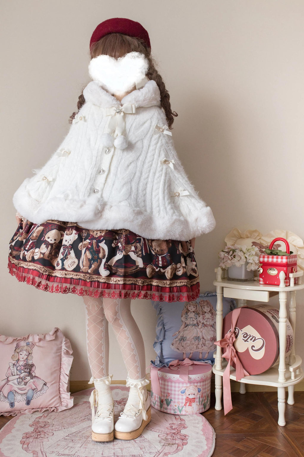 Sweet Bliss - Sweet Lolita Cape Winter Lolita Sweater Coat - image 1
