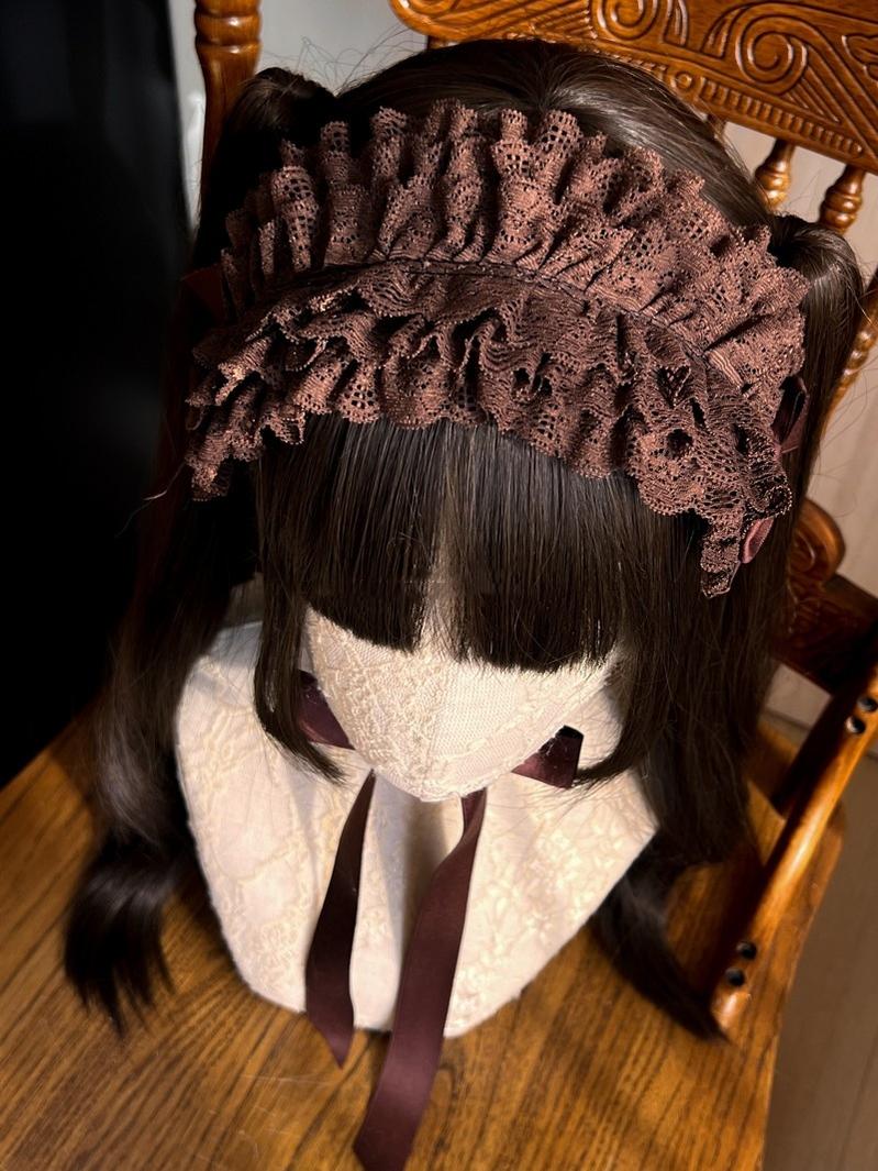Customized Elegant Lolita Bow Lace KC Headdress - image 41