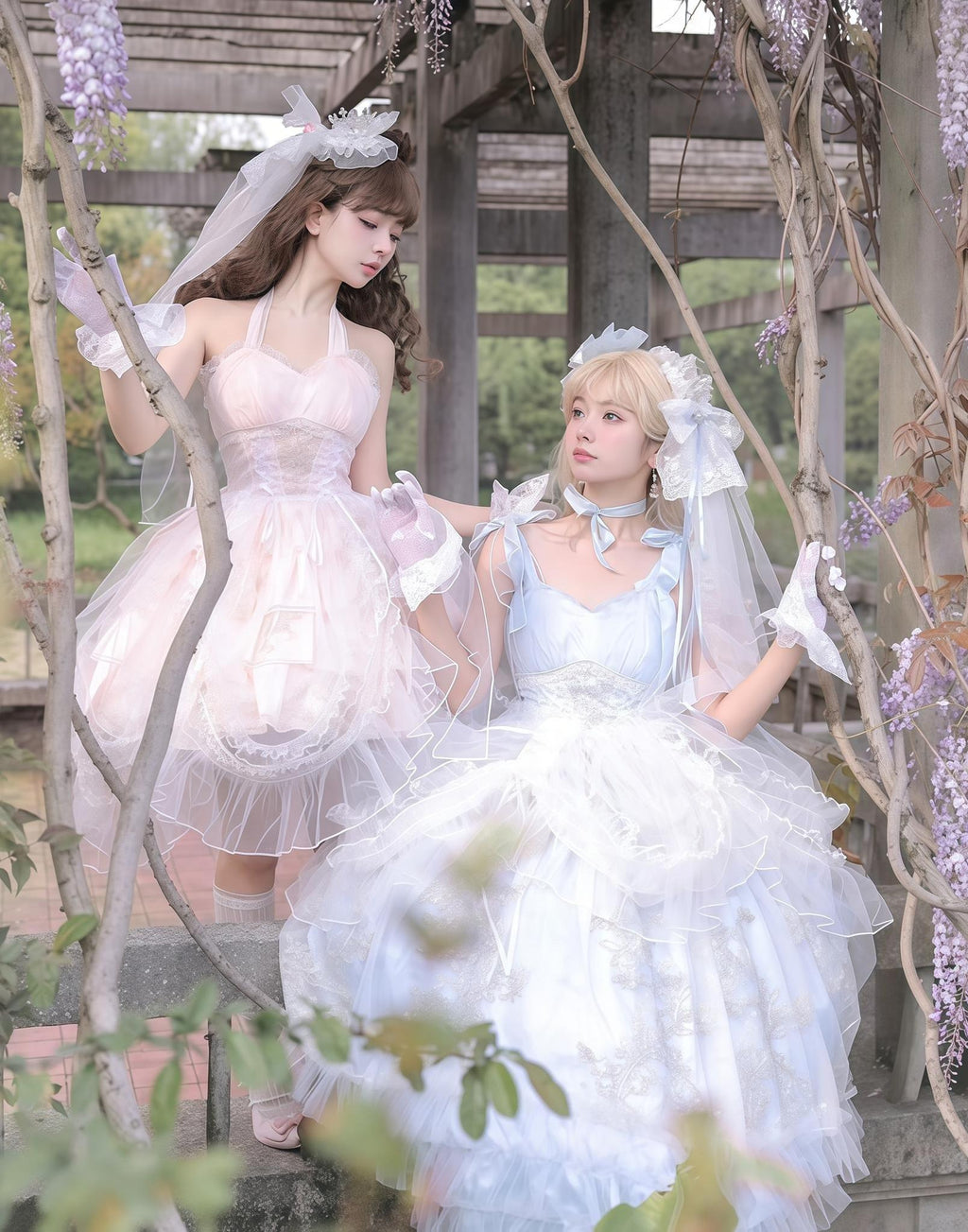 Endless Summer - Bridal Wedding Lolita JSK Open-Back Dress - image 42