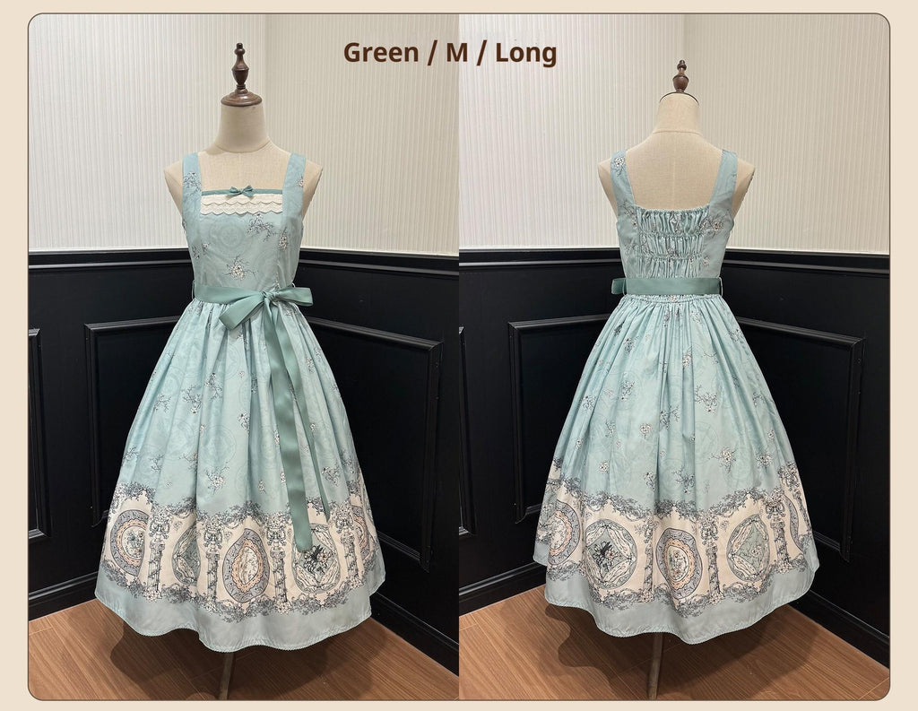 Small Porcelain Plate - Classic Lolita JSK Printed Dress and Accessories - image 5