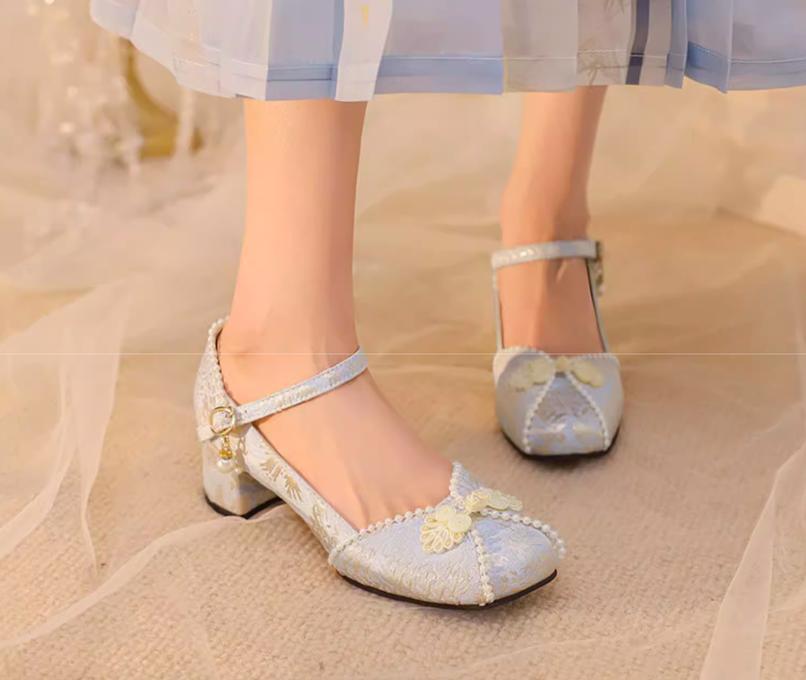 Huaiyu Yana Han Lolita Chunky Heel Shoes - image 5