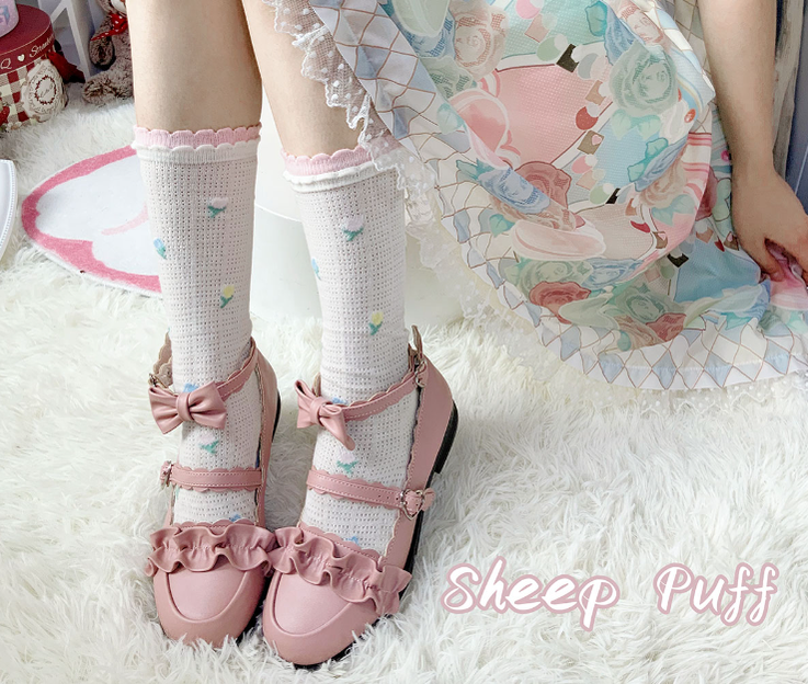 Kawaii Lolita Shoes Multicolors - image 5