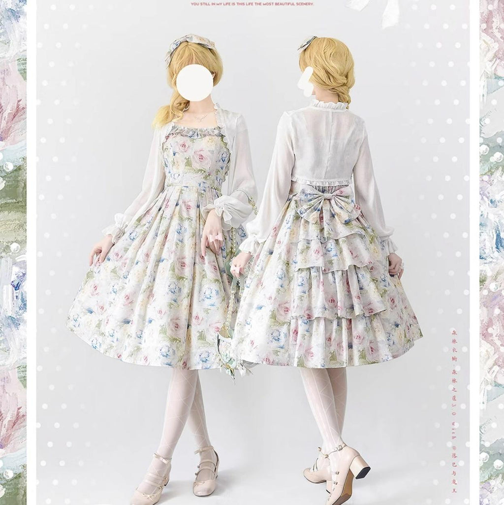 Forest Basket 3.0 - Vintage Lolita JSK Dress for Summer - image 38