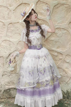 Rabbit Vine Story - Sweet Lolita Top, Skirt & Necklace Set - image 2