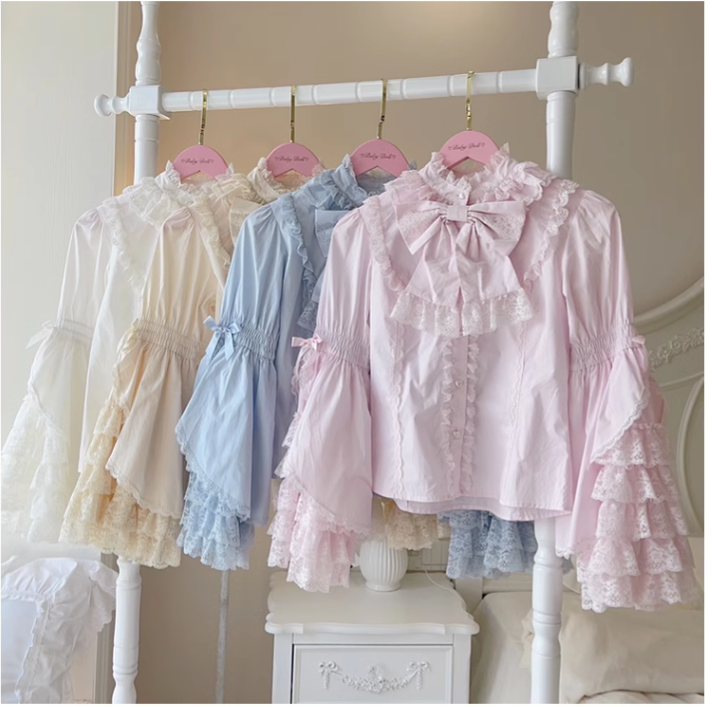 Liliya's Secrets Cotton Lolita Princess Sleeve Blouse - image 16