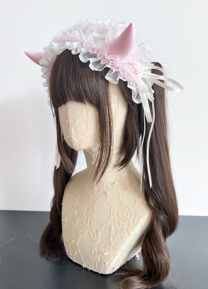 Gothic Devil Horn Lolita KC Hairband, Custom Colors - image 17