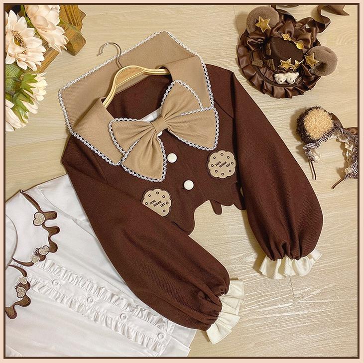 Chocolate Milk Pie - Sweet Lolita JSK Dress Summer Salopette - image 24