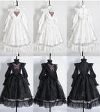 Gothic Lolita Accessory Red Bone Fake Collar - image 10