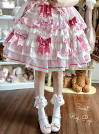 Bunny Ears Polka Dot Sweet Lolita Mid-Calf Socks - image 4
