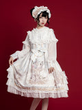 Chiffon Classic Lolita OP Dress, Long Sleeve - image 1