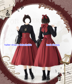 Vintage Lolita Fishbone Halter Skirt and Autumn Jacket - image 11