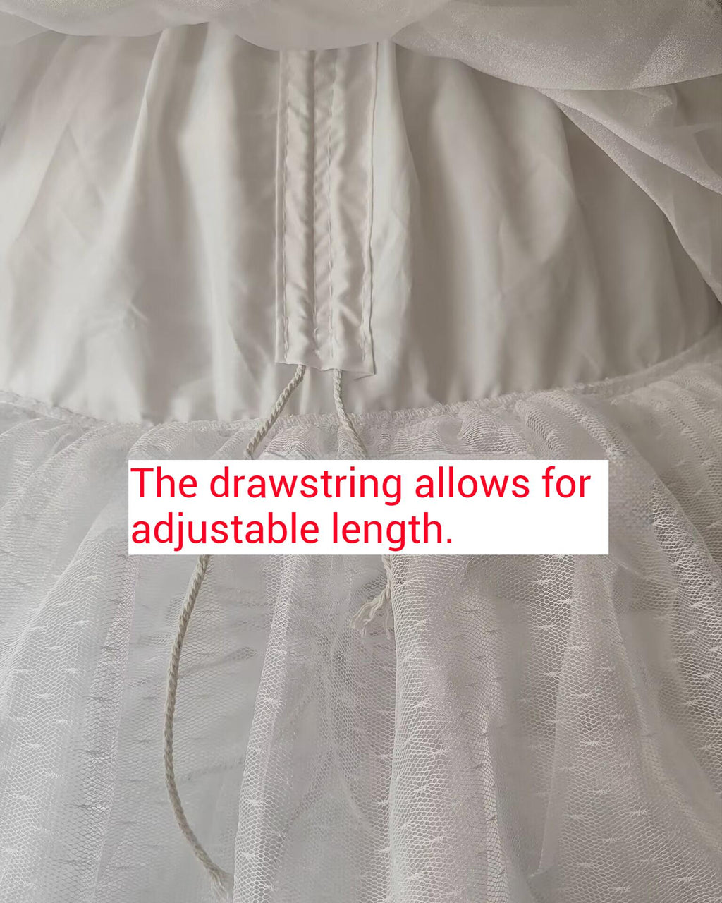 Adjustable Wedding Lolita Hoop Petticoat, 27.6" (70 CM) - image 16