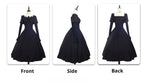 Gothic Lolita OP Dress Nun Style Fishbone Skirt - image 4
