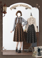 Forest Dew - Elegant Lolita Slim-Fit Shirt with Detachable Jabot - image 11
