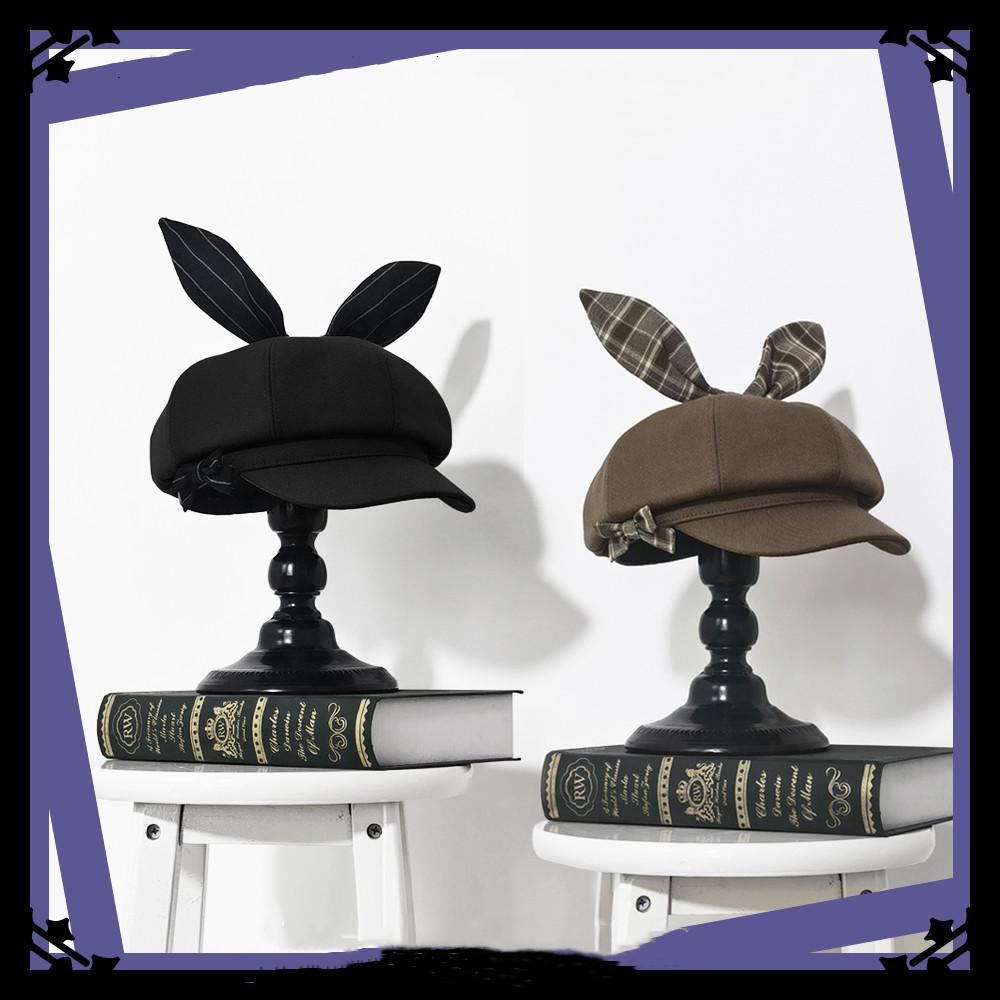 Vintage Kawaii Bow Lolita Beret - image 1