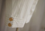 La Pomme Striped Middle-Length Ouji Shorts - image 4
