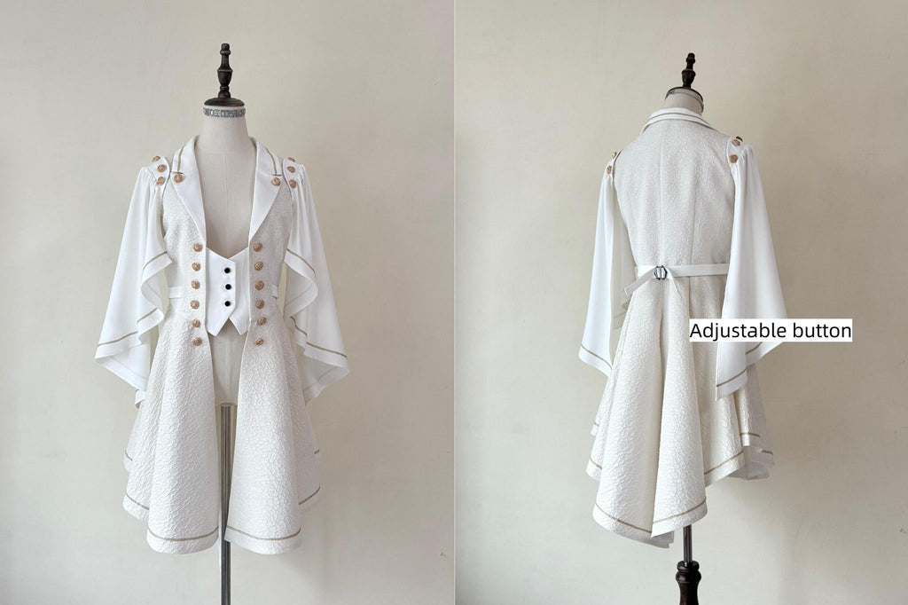 Fallen Moon Code - Retro Military Lolita Vest, Skirt and Pants Collection - image 16