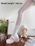 Sweet Lace Patchwork Lolita Pantyhose - image 3
