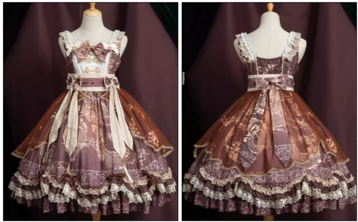 Yue Long Shi Yun - Daily Han Lolita Cake JSK - image 20