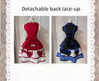 The Weird Strawberry Lady - Old School Lolita JSK, Hand-Studded Strawberry and Accessories - image 5