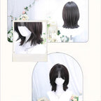 Daily Short Lolita Wig With French-Style Shoulder-Length Wavy - image 6