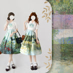 Monet Oil Painting - Retro Classic Lolita SK - image 1
