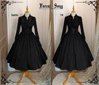 Astris - Classic Lolita SK Double-sided Wearing Fishbone Skirt - image 23